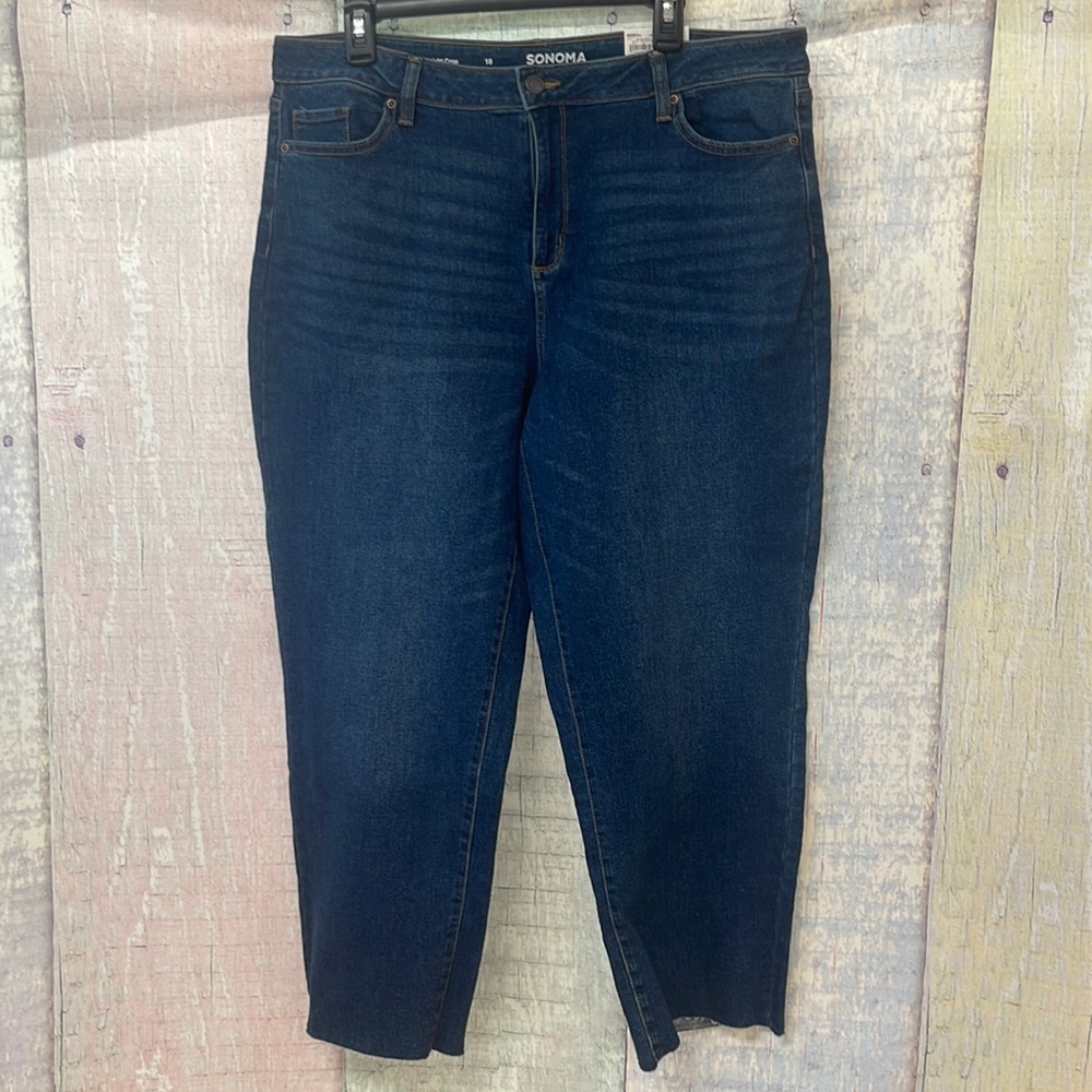 Brand new with tags womans Sonoma jeans. Size is 18.